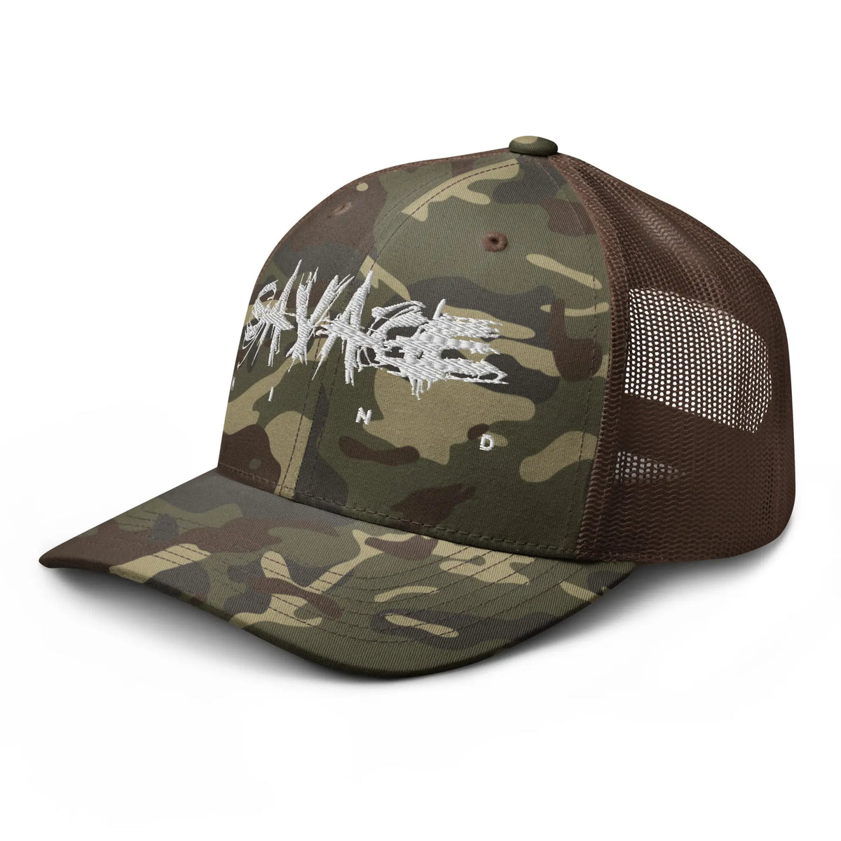 Camouflage trucker hat Savage Mind