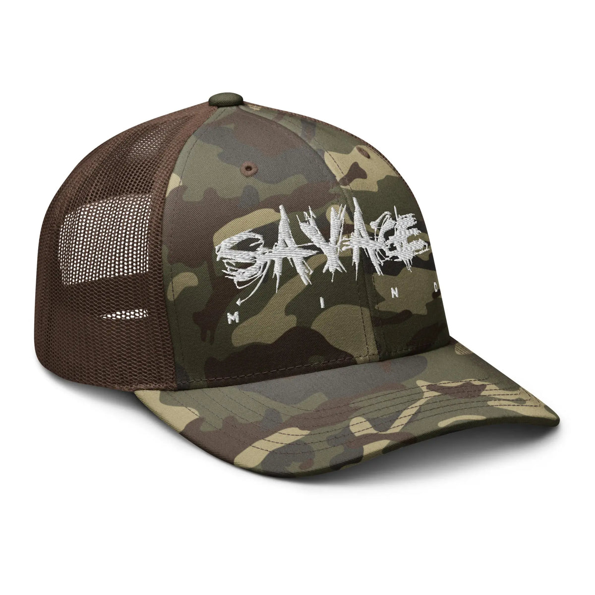 Camouflage trucker hat Savage Mind