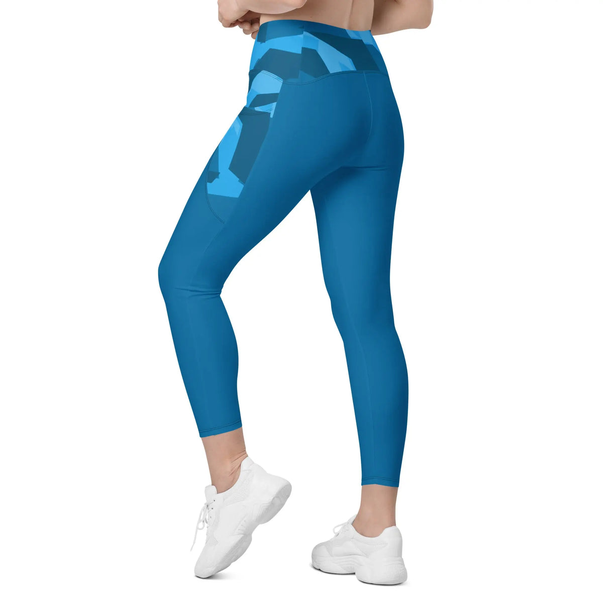 Queen Savage Blue Yoga Tights with Pockets Savage Mind