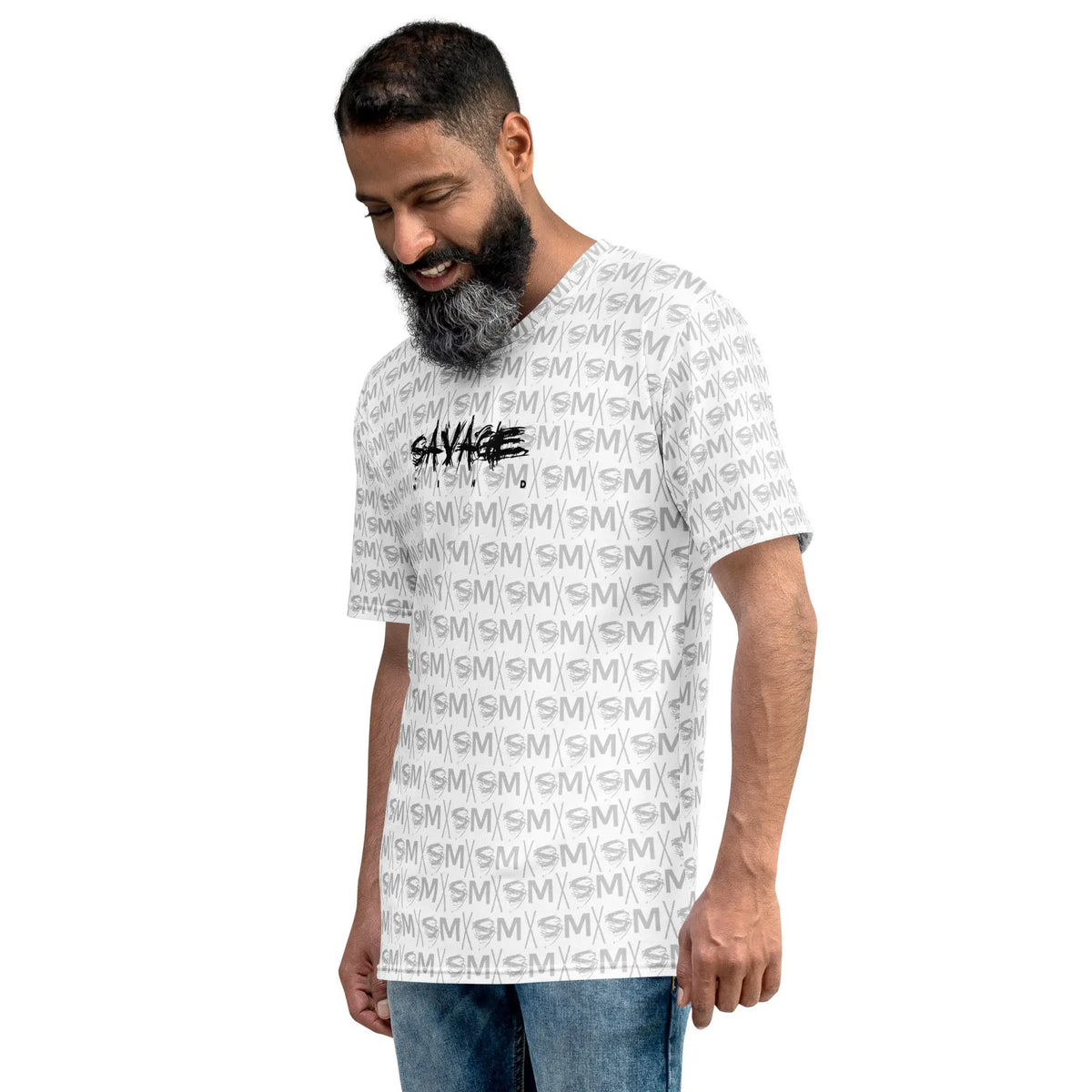 Savage Mind "SM" White Shirt Savage Mind