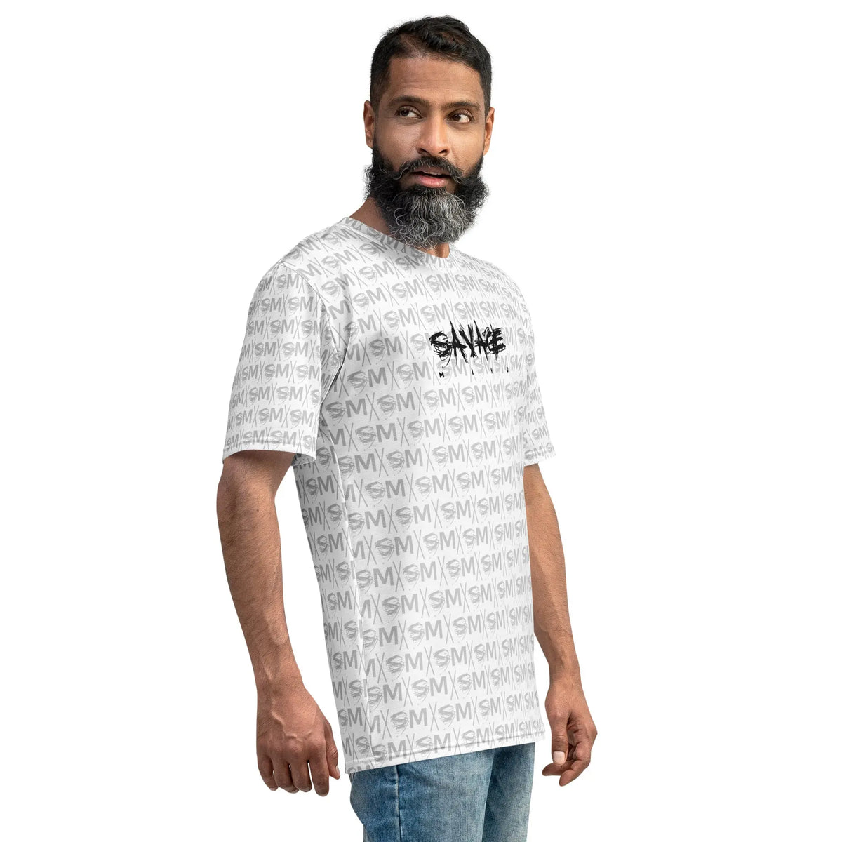 Savage Mind "SM" White Shirt Savage Mind