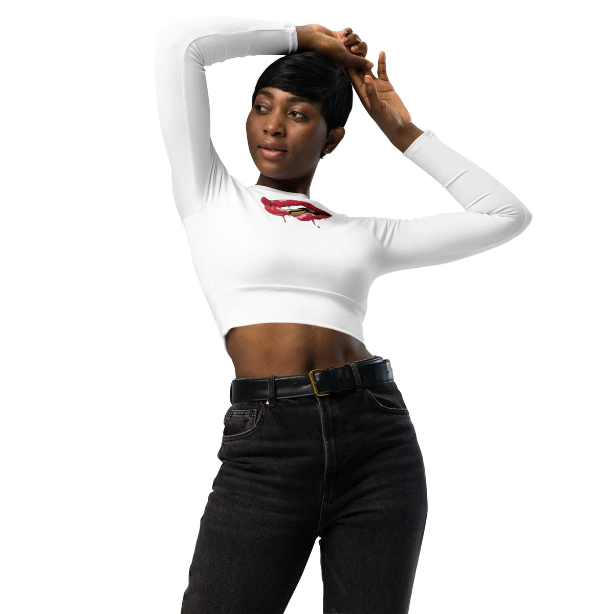 Bite The Bullet Long-Sleeve Crop Top Savage Mind