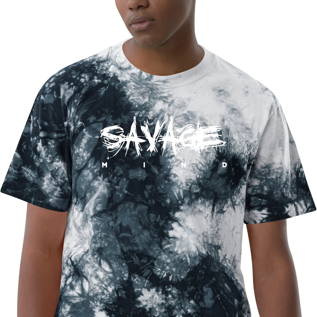 Embroidered Tie-dye Savage Mind T-shirt Savage Mind