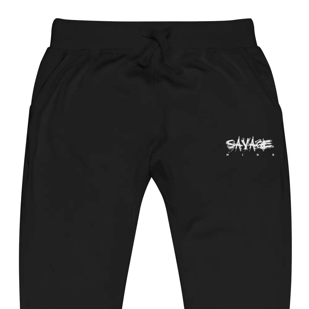 Savage Mind Embroidered Fleece Sweatpants Savage Mind