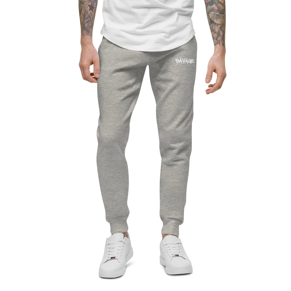 Savage Mind Embroidered Fleece Sweatpants Savage Mind