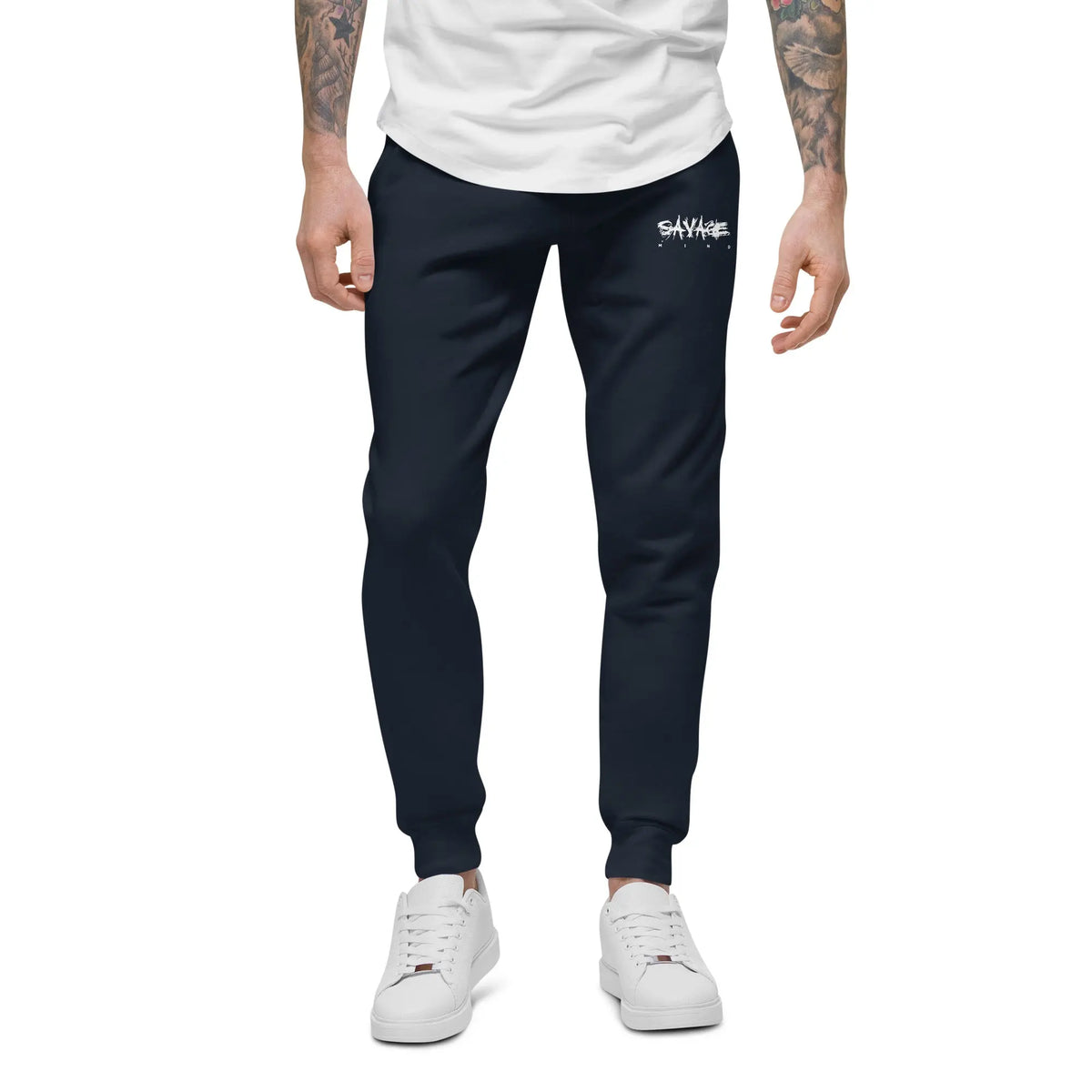 Savage Mind Embroidered Fleece Sweatpants Savage Mind