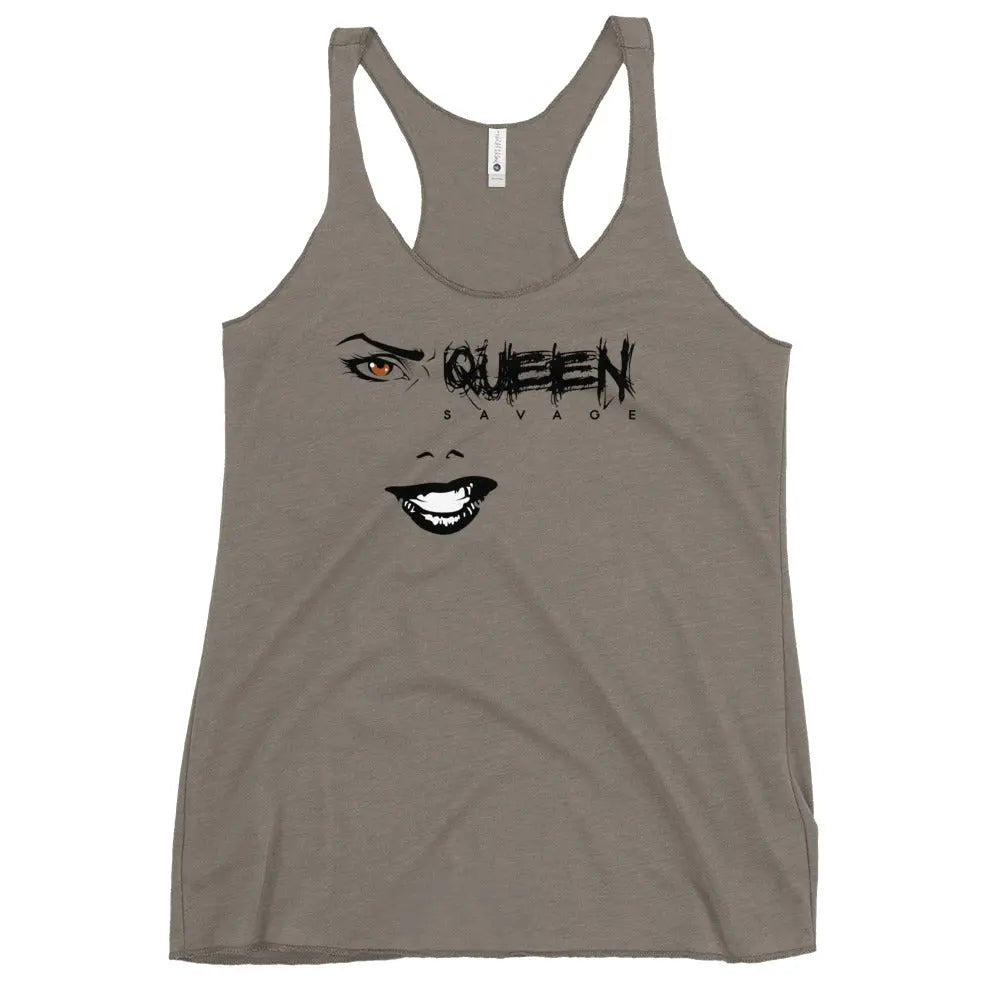 Queen Savage Racerback Tank Savage Mind